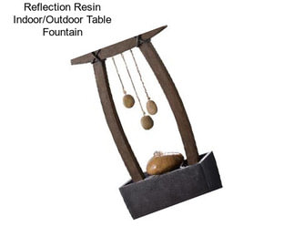 Reflection Resin Indoor/Outdoor Table Fountain