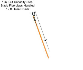 1 in. Cut Capacity Steel Blade Fiberglass Handled 12 ft. Tree Pruner