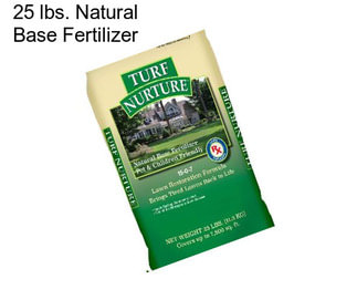 25 lbs. Natural Base Fertilizer