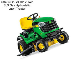 E160 48 in. 24 HP V-Twin ELS Gas Hydrostatic Lawn Tractor