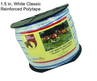 1.5 in. White Classic Reinforced Polytape