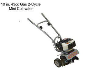 10 in. 43cc Gas 2-Cycle Mini Cultivator