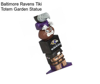 Baltimore Ravens Tiki Totem Garden Statue