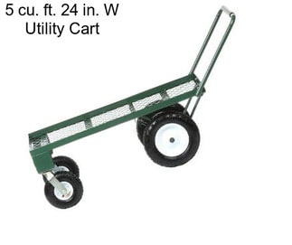 5 cu. ft. 24 in. W Utility Cart