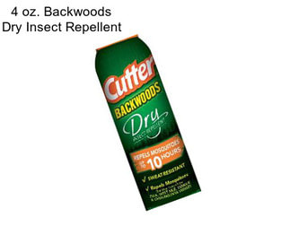 4 oz. Backwoods Dry Insect Repellent