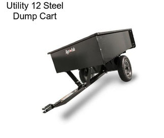 Utility 12 Steel Dump Cart