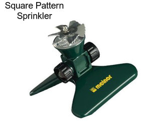 Square Pattern Sprinkler