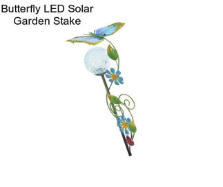 Butterfly LED Solar Garden Stake