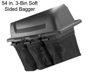 54 in. 3-Bin Soft Sided Bagger