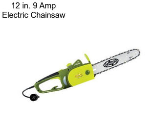 12 in. 9 Amp Electric Chainsaw