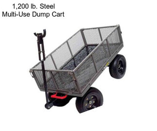 1,200 lb. Steel Multi-Use Dump Cart