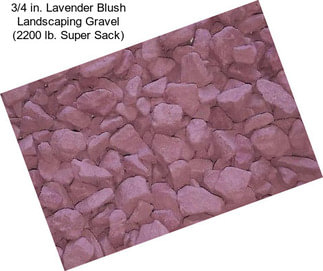 3/4 in. Lavender Blush Landscaping Gravel (2200 lb. Super Sack)