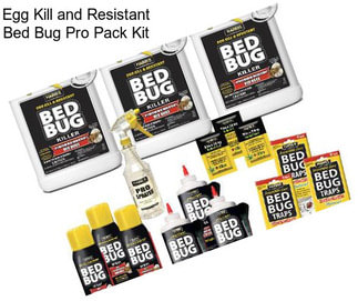 Egg Kill and Resistant Bed Bug Pro Pack Kit