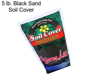 5 lb. Black Sand Soil Cover