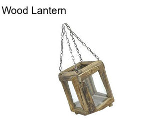 Wood Lantern