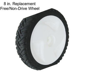 8 in. Replacement Free/Non-Drive Wheel
