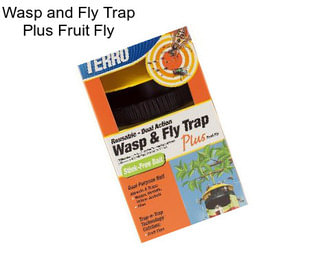 Wasp and Fly Trap Plus Fruit Fly