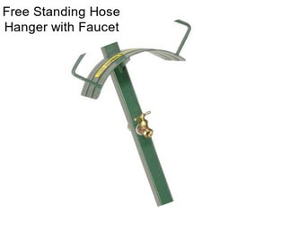 Free Standing Hose Hanger with Faucet