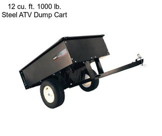 12 cu. ft. 1000 lb. Steel ATV Dump Cart