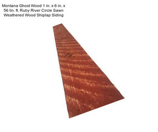 Montana Ghost Wood 1 in. x 6 in. x 56 lin. ft. Ruby River Circle Sawn Weathered Wood Shiplap Siding