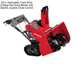 28 in. Hydrostatic Track Drive 2-Stage Gas Snow Blower with Electric Joystick Chute Control