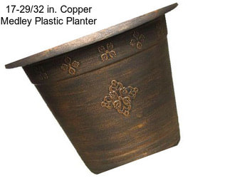 17-29/32 in. Copper Medley Plastic Planter