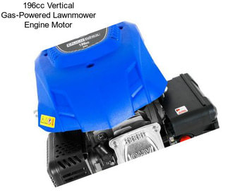 196cc Vertical Gas-Powered Lawnmower Engine Motor