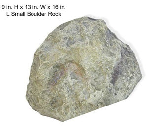 9 in. H x 13 in. W x 16 in. L Small Boulder Rock