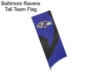 Baltimore Ravens Tall Team Flag