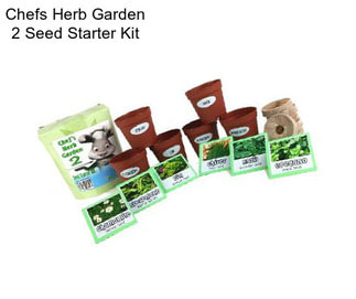 Chefs Herb Garden 2 Seed Starter Kit