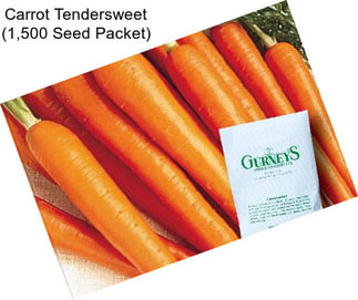 Carrot Tendersweet (1,500 Seed Packet)