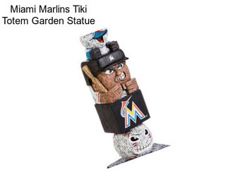 Miami Marlins Tiki Totem Garden Statue