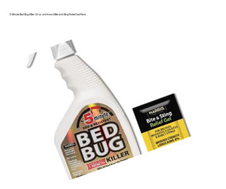 5-Minute Bed Bug Killer 32 oz. and Insect Bite and Sting Relief Gel Pack