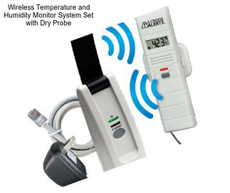 Wireless Temperature and Humidity Monitor System Set with Dry Probe