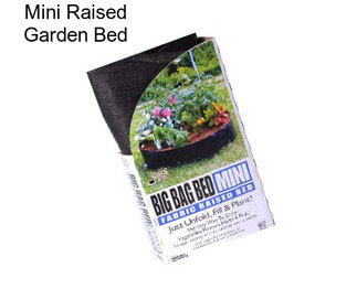 Mini Raised Garden Bed