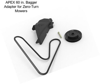 APEX 60 in. Bagger Adapter for Zero-Turn Mowers