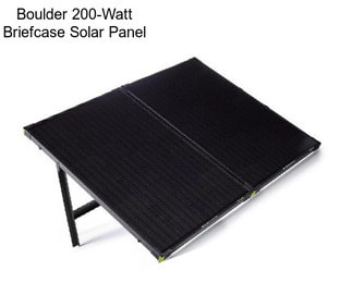 Boulder 200-Watt Briefcase Solar Panel