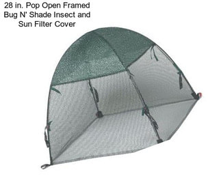 28 in. Pop Open Framed Bug N\' Shade Insect and Sun Filter Cover
