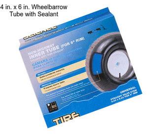 4 in. x 6 in. Wheelbarrow Tube with Sealant