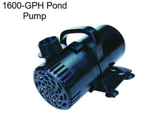 1600-GPH Pond Pump