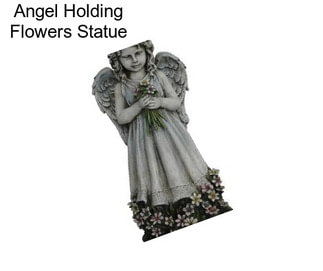 Angel Holding Flowers Statue