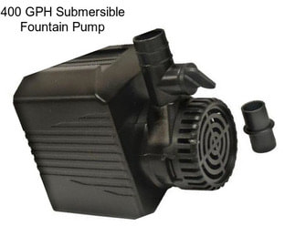 400 GPH Submersible Fountain Pump