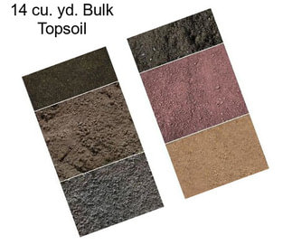 14 cu. yd. Bulk Topsoil