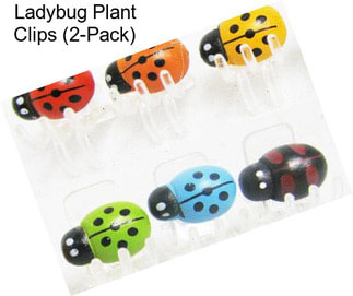 Ladybug Plant Clips (2-Pack)