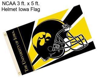 NCAA 3 ft. x 5 ft. Helmet Iowa Flag