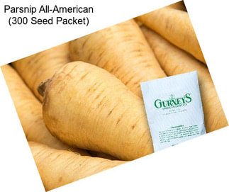 Parsnip All-American (300 Seed Packet)