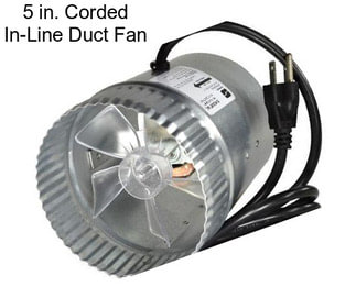 5 in. Corded In-Line Duct Fan
