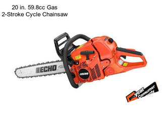 20 in. 59.8cc Gas 2-Stroke Cycle Chainsaw