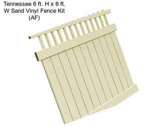 Tennessee 6 ft. H x 6 ft. W Sand Vinyl Fence Kit (AF)