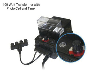 100 Watt Transformer with Photo Cell and Timer